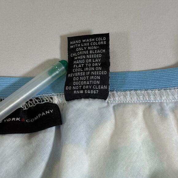 Y2K New York & Company Boho Sequin Beaded Floral Lined Midi Skirt Wms Size M - Picture 10 of 11